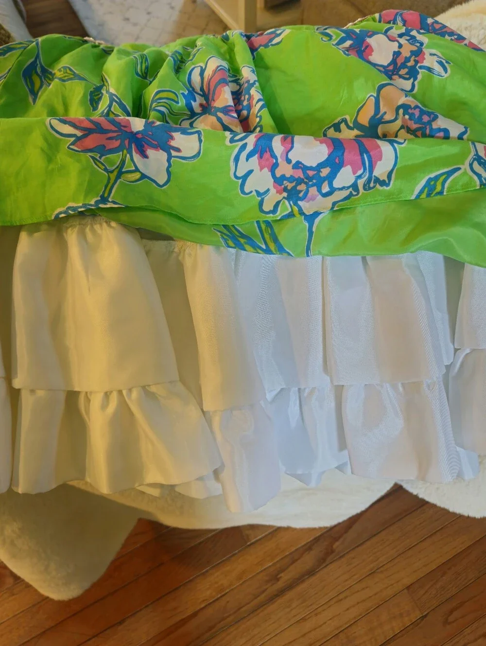 Lilly Pulitzer Silk Blend Corset Strapless Party Dress Women Size 10  SZ MED - Picture 7 of 8